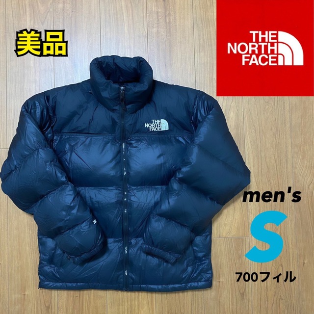 THE NORTH FACE(ザノースフェイス)の【美品】US規格★ノースフェイス　ヌプシ　ダウンジャケット　ブラック　メンズ S メンズのジャケット/アウター(ダウンジャケット)の商品写真