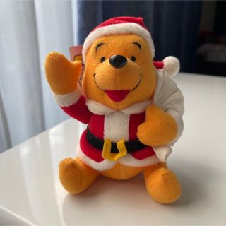 非売品　サンタのプーさん　くまのプーさん　クリスマスぬいぐるみ　2002年(ぬいぐるみ)