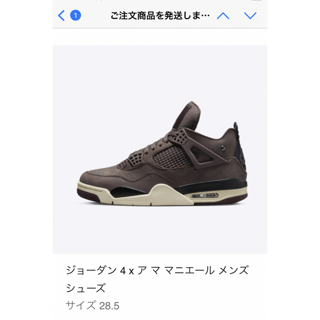 NIKE ジョーダン4 アママニエール　メンズ