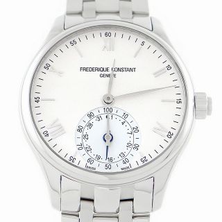 フレデリックコンスタント(FREDERIQUE CONSTANT)のFREDERIQUE CONSTANT フレデリックコンスタント オロロジカル スマートウォッチ FC-285X5B4/6 シルバー SS ステンレス メンズ スマートウォッチ【6ヶ月保証】【腕時計】【中古】(腕時計(アナログ))