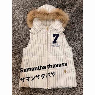 Samantha Thavasa ボアベスト ゴルフウェア フード付きベスト