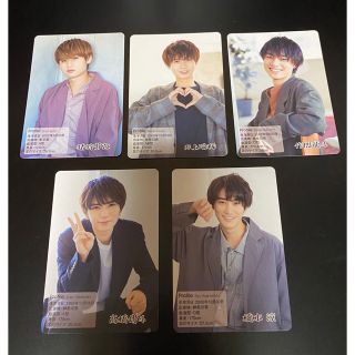 ジャニーズジュニア(ジャニーズJr.)のHiHi Jets プロフィールカード　カレンダーカード(アイドルグッズ)