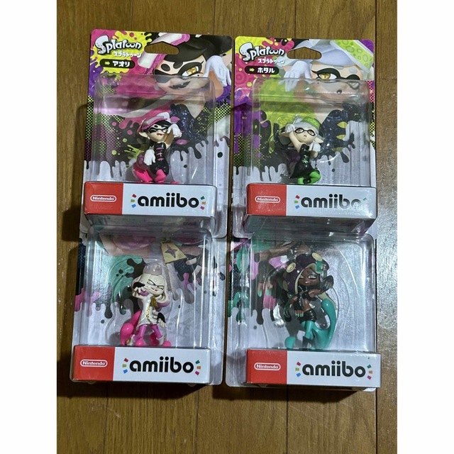 セールスプロモーション スプラトゥーン amiibo アオリ ホタル ヒメ