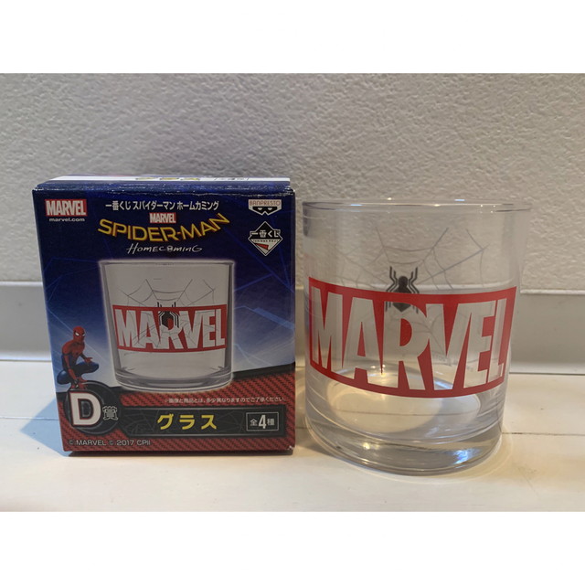 MARVEL(マーベル)の一番くじ　マーベルグラス　スパイダーマン インテリア/住まい/日用品のキッチン/食器(グラス/カップ)の商品写真