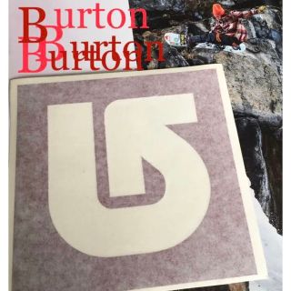 バートン(BURTON)のBURTON バートンUS限定型抜きダイカットdeepredステッカーラスト１(アクセサリー)