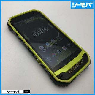 キョウセラ(京セラ)の◆SIMフリー中古au京セラ TORQUE G03 KYV41 グリーン 572(スマートフォン本体)