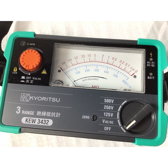 KYORITSU 絶縁抵抗計 KEW￼3432 通販