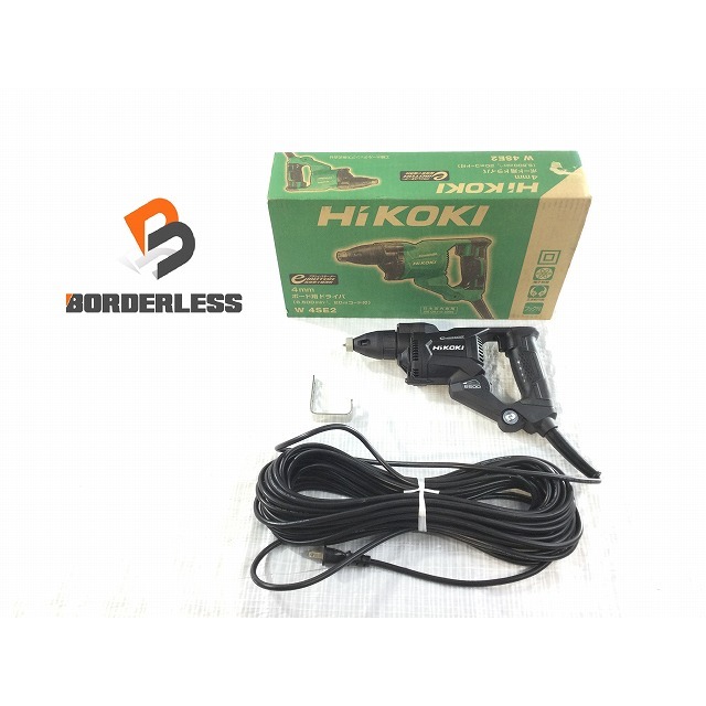 ☆未使用品☆HiKOKI ハイコーキ 100V ボード用ドライバー W4SE2 黒/ブラック スクリュードライバー 軽天 63212