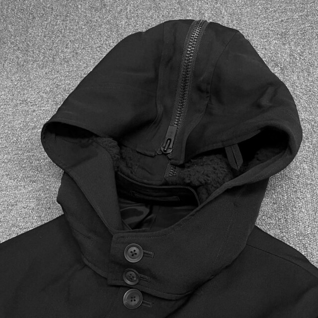 【値下げ不可】Yohji Yamamoto 21aw ボアフードジャケット