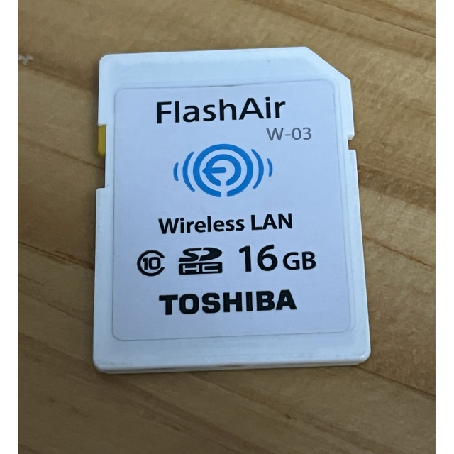 FlashAir 16GB W-03（Wi-Fi機能付きSDメモリーカード）