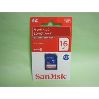サンディスク(SanDisk)のサンディスク　SDカード　16GB　SDSDB-016G-J35U　新品 (PC周辺機器)