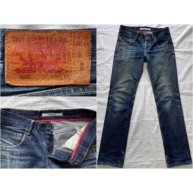 デニムは色落ち！ Levi's 605 Pencil Fit w31