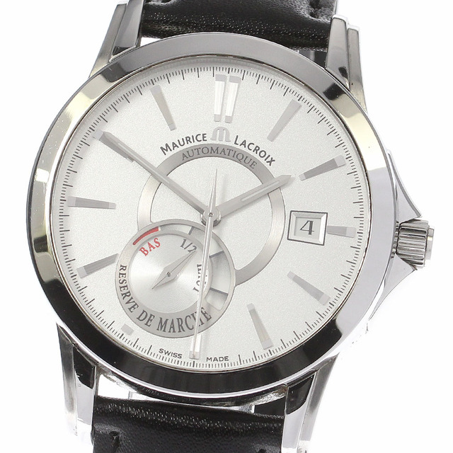 MAURICE LACROIX(モーリスラクロア)の【MAURICE LACROIX】モーリスラクロア ポントス デイト パワーリザーブ PT6088 自動巻き メンズ_721219 メンズの時計(腕時計(アナログ))の商品写真