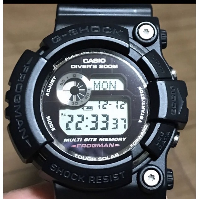 【入手困難】G-SHOCK フロッグマン　GW-200RB ブラックスポッツ