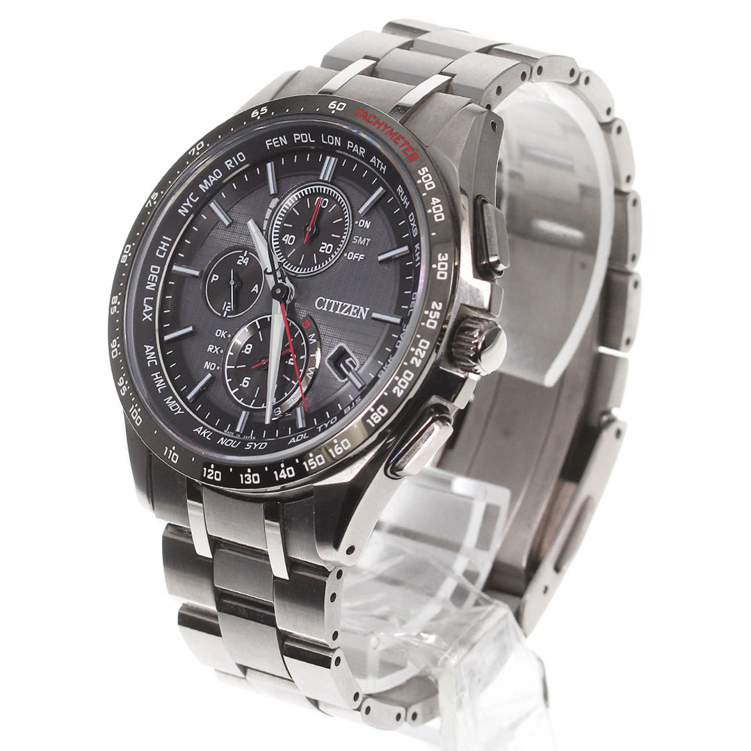 ★箱付き【CITIZEN】シチズン アテッサ エコドライブ H804-T022855/AT8144-51E ソーラー電波 メンズ_722605【ev10】