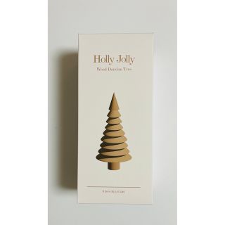 スリーコインズ(3COINS)の【Holly Jolly】WOODだんだんツリー(インテリア雑貨)