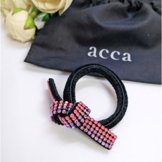 アッカ(acca)のacca❤️新品❤️25th限定ドレスポニー（ピンク）(ヘアゴム/シュシュ)