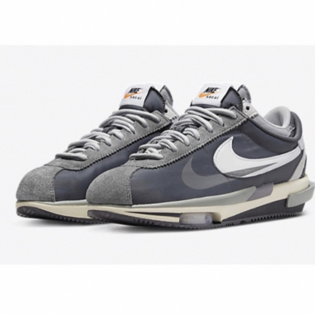 sacai × Nike Zoom Cortez "Iron Grey"27メンズ