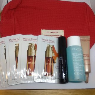 クラランス(CLARINS)の(サンプル)クラランスダブルセーラム EX 美容液マスカラ V コントアセラム(美容液)