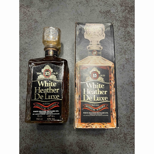 古酒　white Heather De luxe15年 食品/飲料/酒の酒(ウイスキー)の商品写真