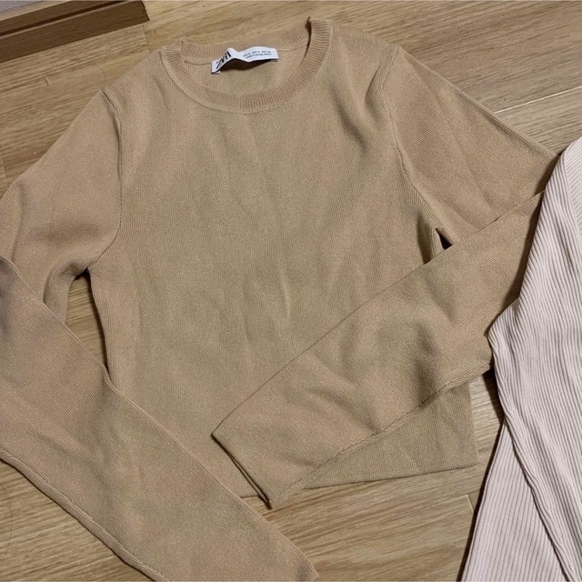 ZARA(ザラ)のZARA リブニット レディースのトップス(ニット/セーター)の商品写真