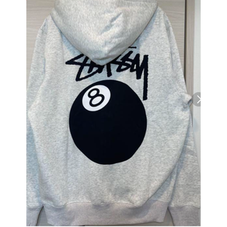 ステューシー 8 BALL ZIP HOOD スウェット パーカー XL♪黒