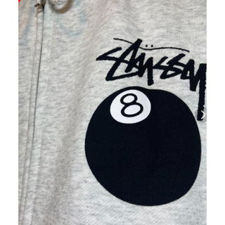 ステューシー 8 BALL ZIP HOOD スウェット パーカー XL♪黒