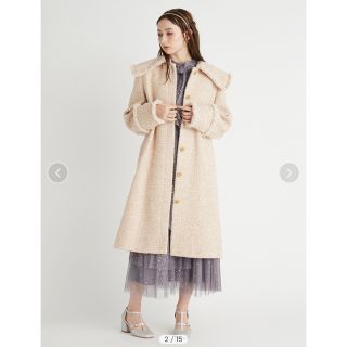 新品未使用　FURFUR  ツイードロングコート