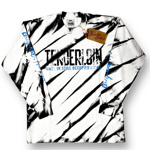 本店限定！ TENDERLOIN 半袖Tシャツ ホワイト バーガンディー L 白