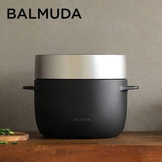 バルミューダ(BALMUDA)の【〜12/18 23:59限定】新品未使用 バルミューダデザイン K03A-BK(炊飯器)