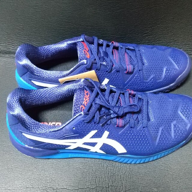 大得価好評】 asics - 27.5cm オムニ アシックス テニスシューズ ゲル