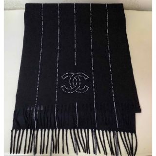 シャネル(CHANEL)の美品　素敵　CHANEL マフラー　ビーズ(マフラー/ショール)