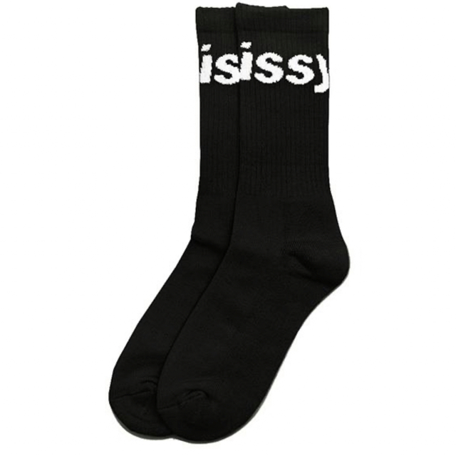 STUSSY(ステューシー)の新品 未使用 stussy ステューシー ソックス ブラック 靴下 メンズのレッグウェア(ソックス)の商品写真