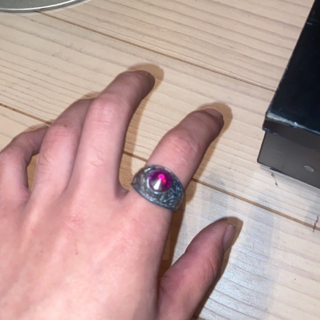 Jean-Paul GAULTIER(ジャンポールゴルチエ)のVINTAGE stone silver ring メンズのアクセサリー(リング(指輪))の商品写真