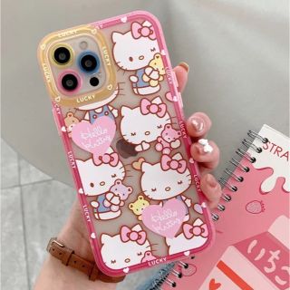 サンリオ☆ハローキティ　iPhone12ケース(iPhoneケース)