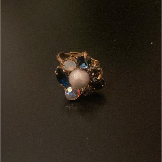 DRIES VAN NOTEN(ドリスヴァンノッテン)の【USED】VINTAGE flower stone ring メンズのアクセサリー(リング(指輪))の商品写真