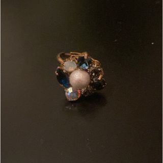 ドリスヴァンノッテン(DRIES VAN NOTEN)の【USED】VINTAGE flower stone ring(リング(指輪))