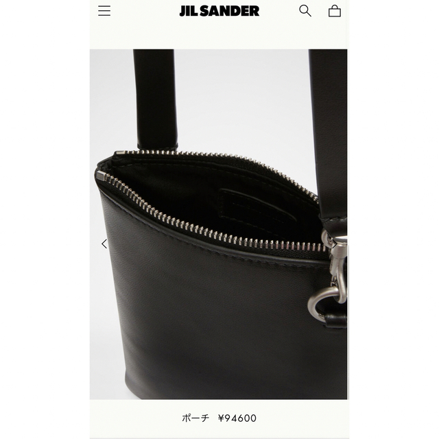 Jil Sander - 22FWジルサンダーレザーポーチの通販 by shop｜ジル