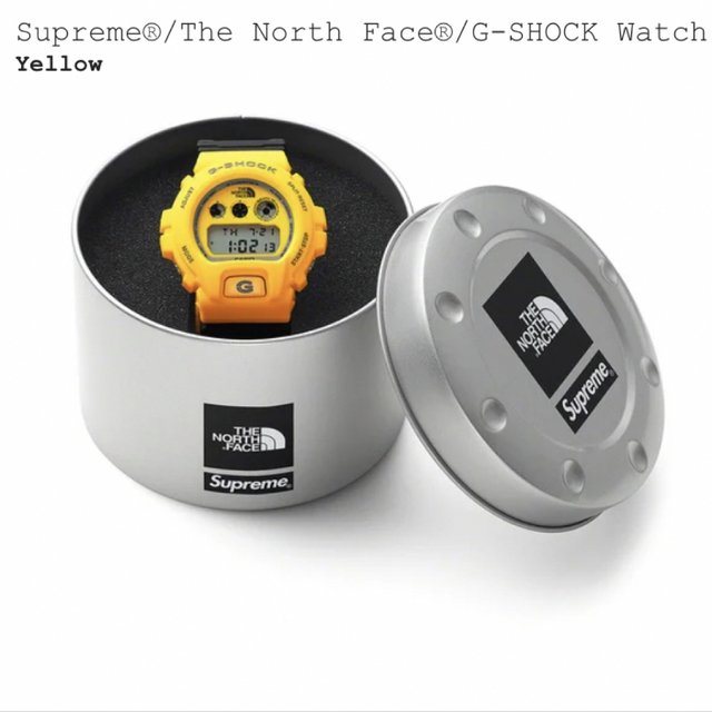 Supreme / The North Face / G-shock 黄色