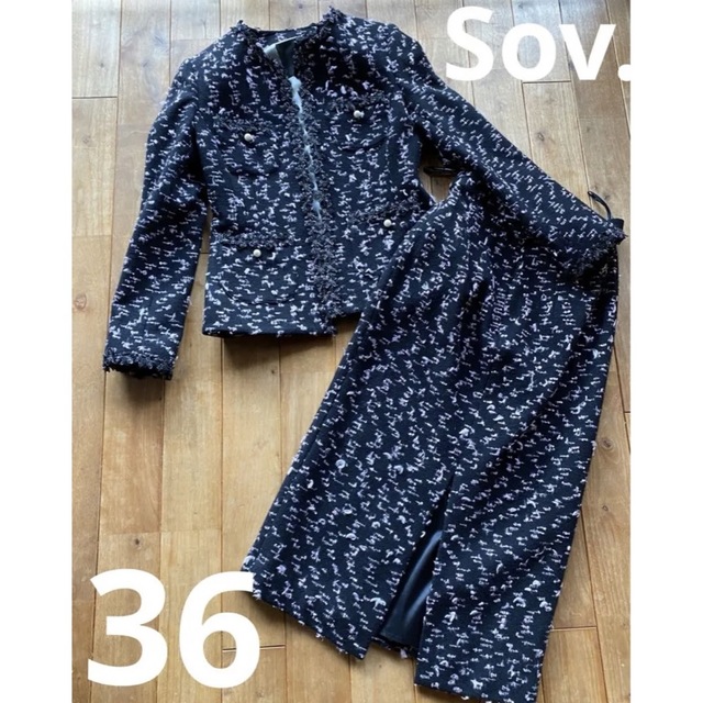 再×14入荷 SOV /Double standard テーラードジャケット スーツ