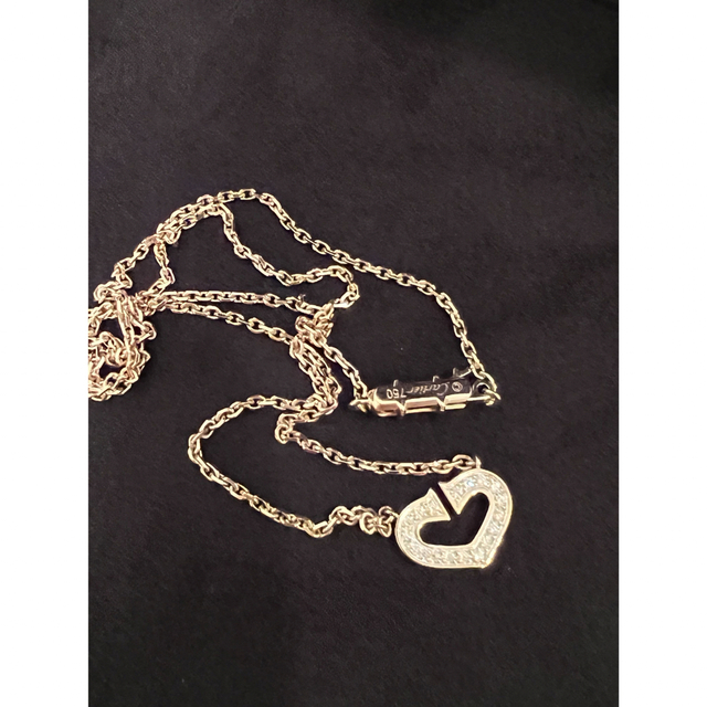 豪華 Cartier - 【極美品】Cartier Cハートネックレス PG ネックレス 豪華 Cartier - 【極美品】Cartier Cハートネックレス PG ネックレス