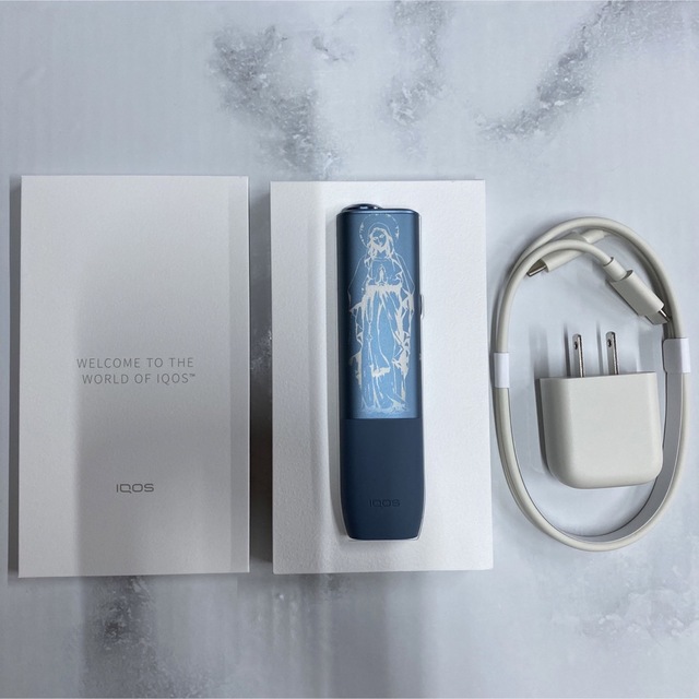 iQOS ILUMA ONE イルマワン レーザー加工 聖母 マリア 聖書 青