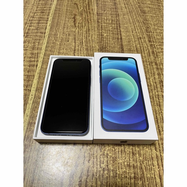 休日限定 mini iPhone12 Apple - iPhone 128GB ブルー SIMフリー