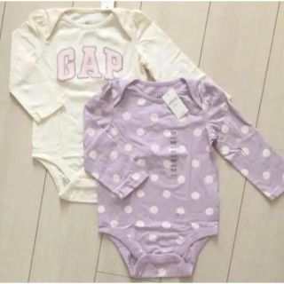 ベビーギャップ(babyGAP)のbaby gap 90 ロンパース 2枚セット(ロンパース)