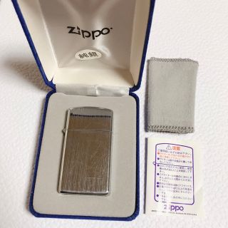 ジッポー(ZIPPO)のジッポー スリムタイプ ヴィンテージ 1983年製 箱あり(タバコグッズ)