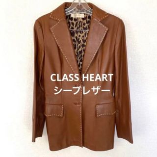 ディノス(dinos)のご専用　CLASS HEART  シープレザージャケット　ピアス2点(毛皮/ファーコート)