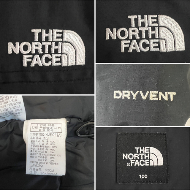 THE NORTH FACE(ザノースフェイス)のノースフェイス　ダウンジャケット　海外限定　キッズ　100サイズ 黒　ブラック キッズ/ベビー/マタニティのキッズ服男の子用(90cm~)(ジャケット/上着)の商品写真