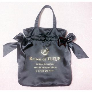 Maison de FLEUR トートバッグ　花柄　推し　現場　オタ活　リボン