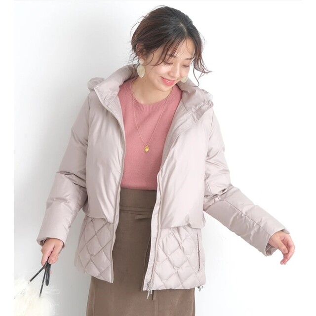 JUSGLITTY - 新品 JUSGLITTY ショートダウンコート スモーキーピンクM