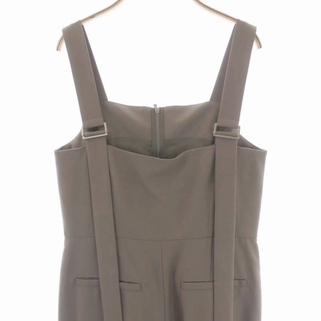 エブール 21AW フォルテツイルオールインワン サロペット ワイドパンツ
